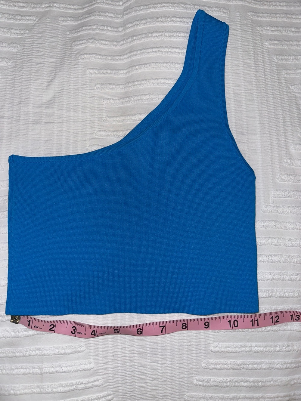 Forever 21 Bright Blue Ribbed Top
